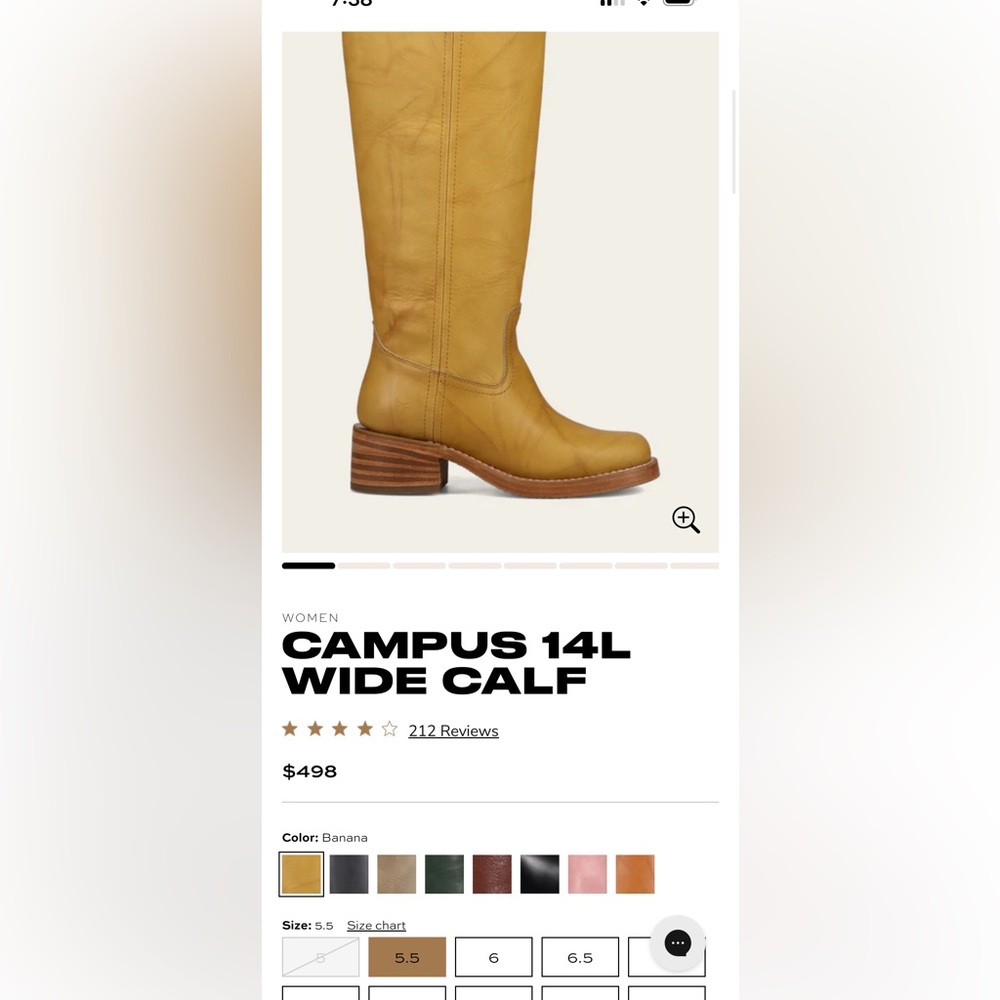 Frye Campus Boots Wide Calf Size 9.5 with Weatherproofing Spray! - Picture 12 of 13